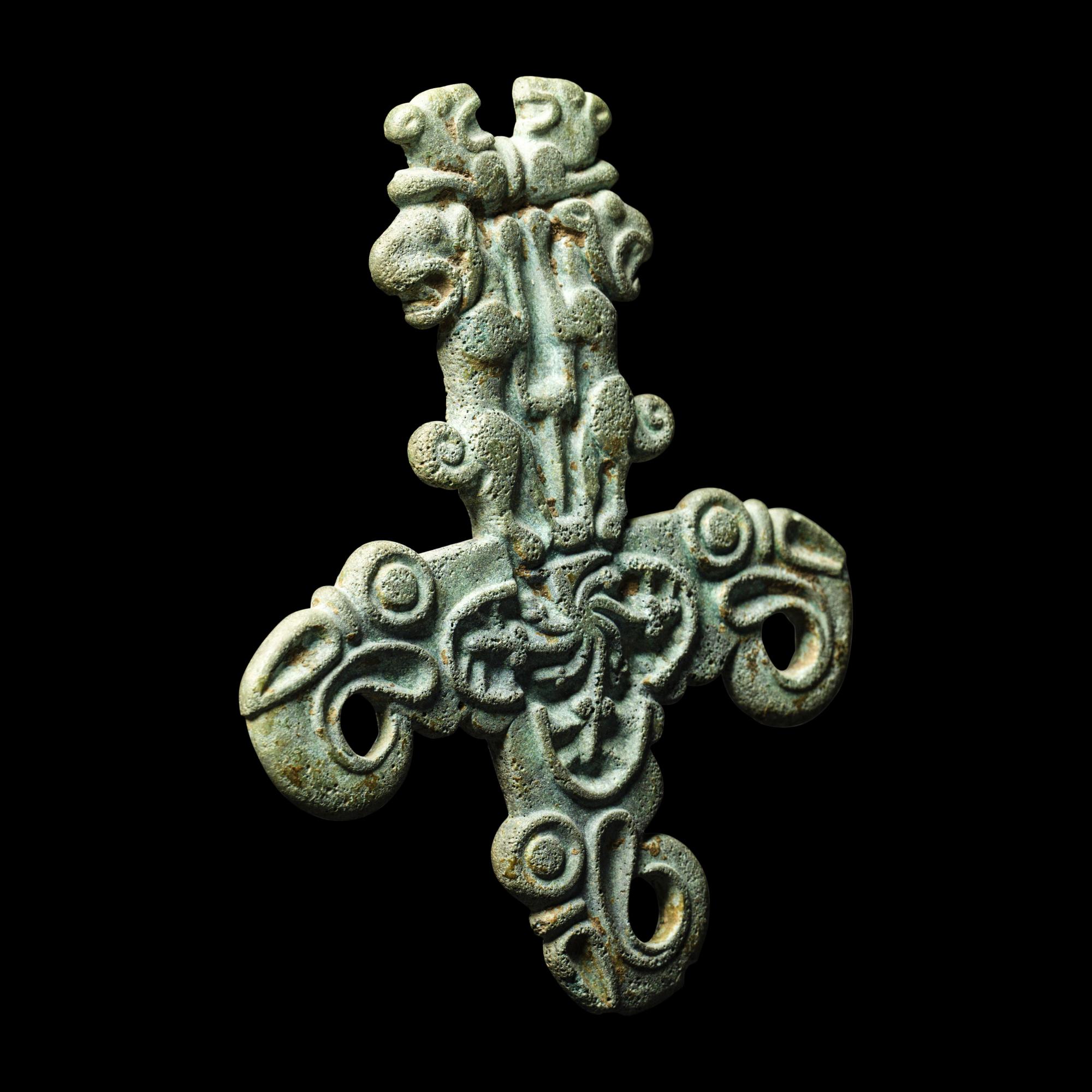 A Scythian Bronze Horse Frontlet Plaque