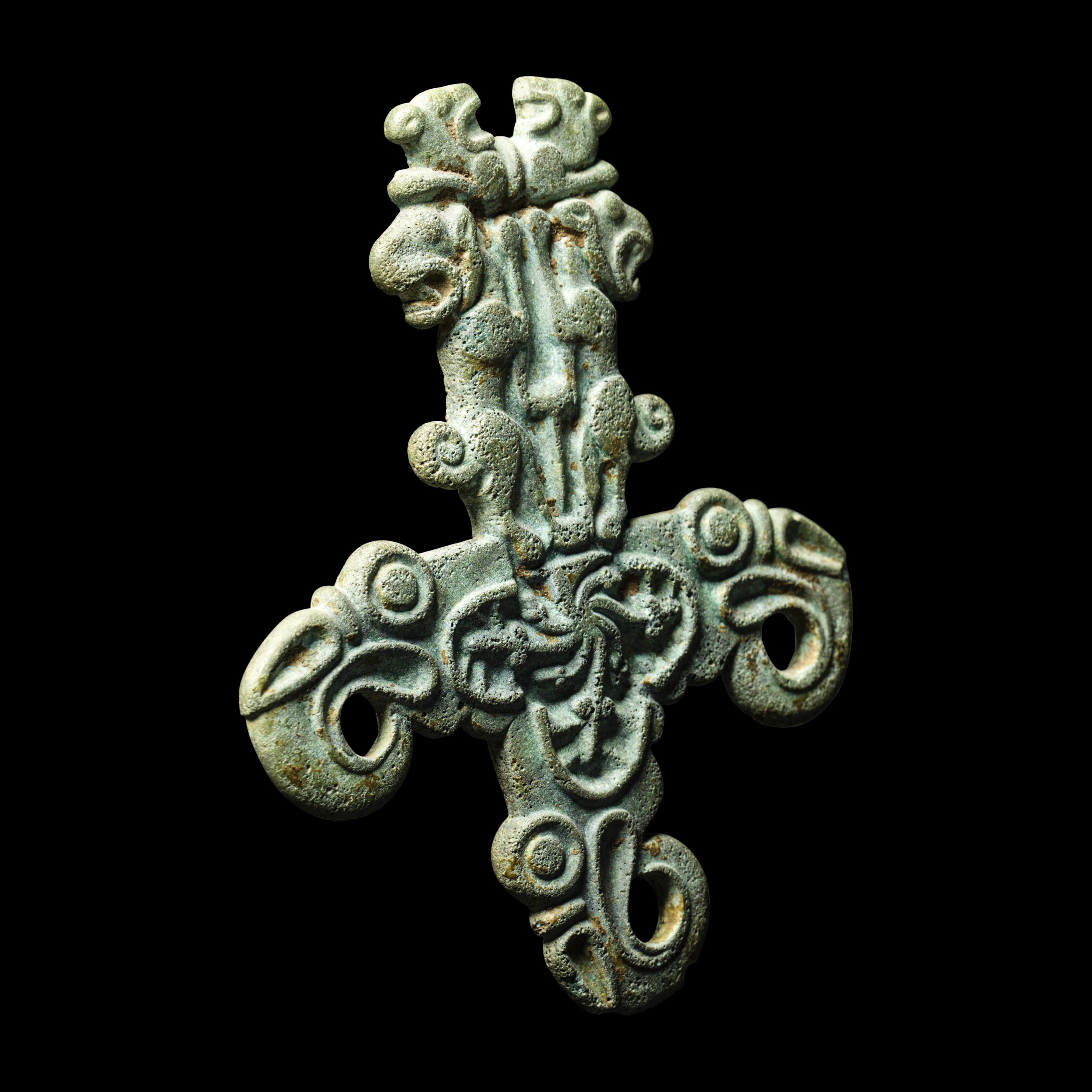 A Scythian Bronze Horse Frontlet Plaque