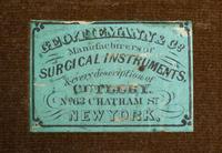 [SCIENCE & MEDICINE]. George Tiemann & Co. post-mortem surgical kit, ca 1850s-1860s.