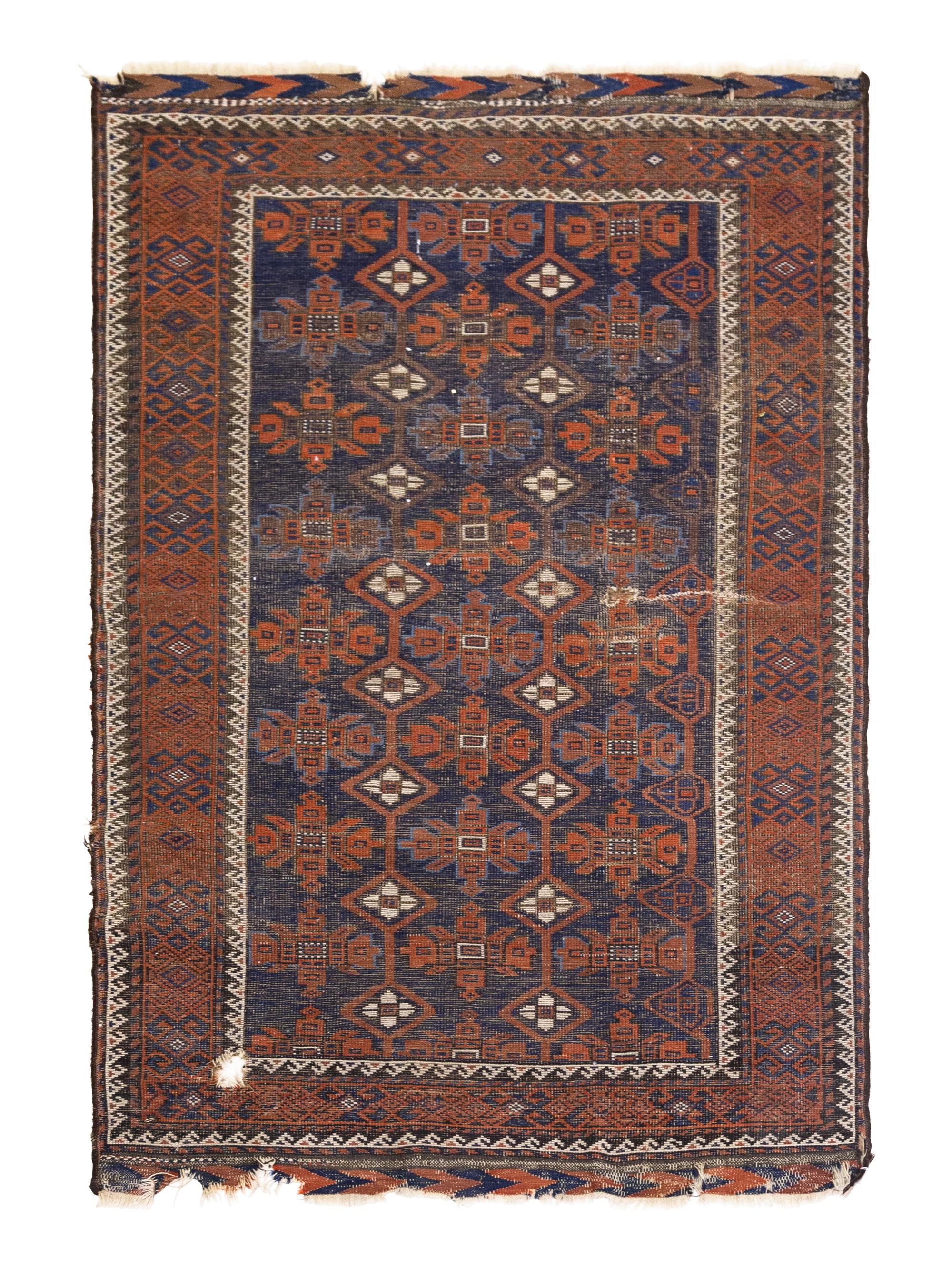 A Turkoman Belouch Wool Rug