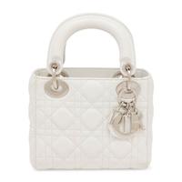 Christian Dior, Mini Lady Dior in White Leather