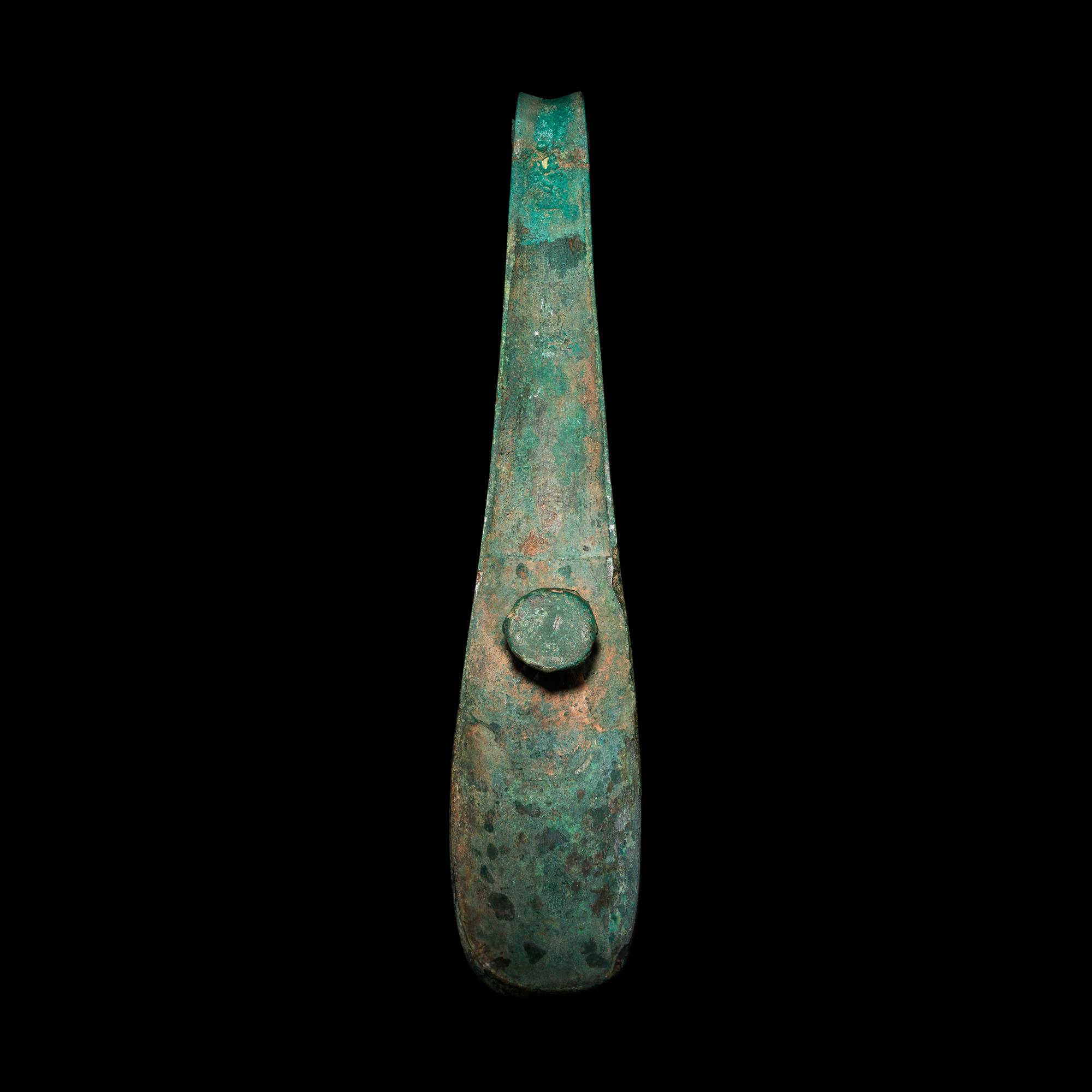 Three Chinese Metal Belt Hooks, Warring States-Han Dynasty 戰國-漢 青銅帶鉤三件