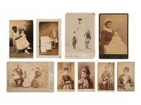 [EARLY PHOTOGRAPHY]. A large collection of assorted photographs of African American vernacular subjects.