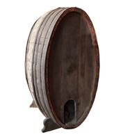 A Pair of Olive Oil Casks 39" W x 48" D x 77.5" H — Italy, 20th Century
