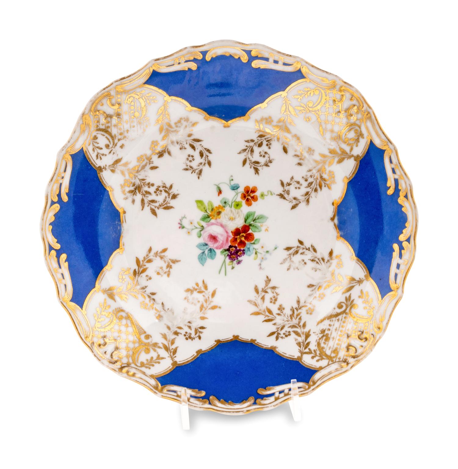 An Alexander II Imperial Porcelain Factory Dessert Plate