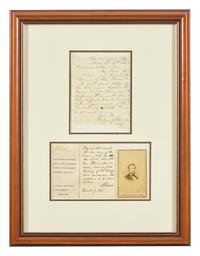 Lincoln, Abraham. Autograph Note, signed