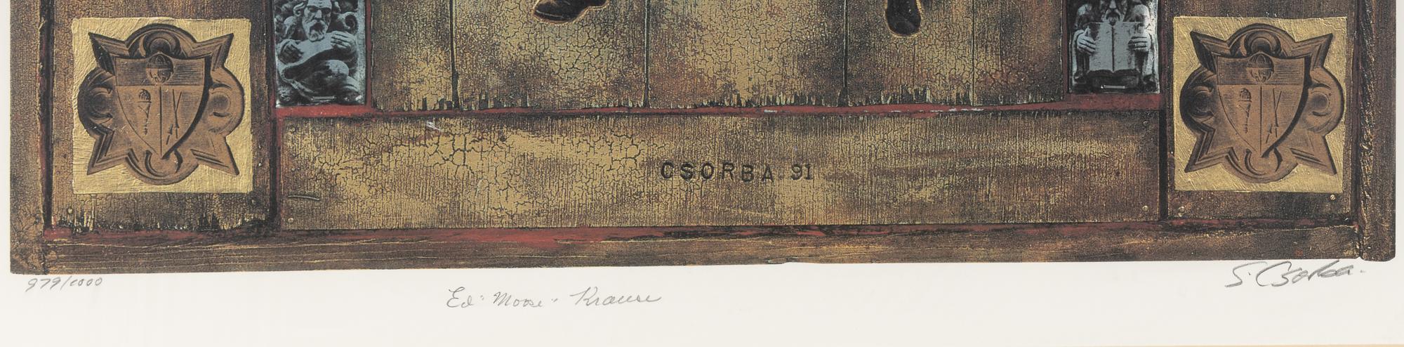 A Group of Notre Dame Artworks Including a Signed Heisman Trophy Lithograph