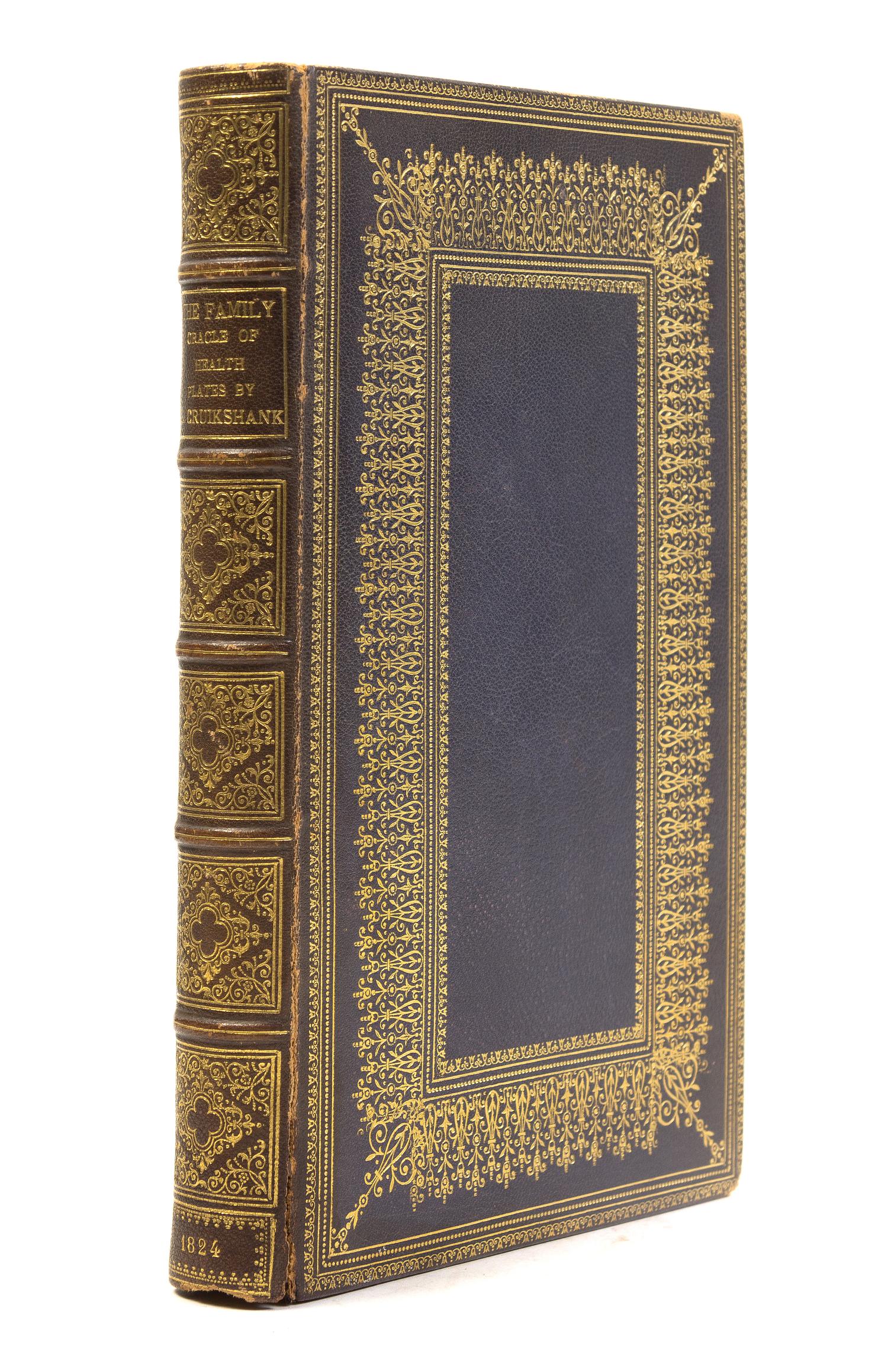 (CRUIKSHANK, GEORGE) CRELL, A.F. AND W.M. WALLACE. The Family Oracle [...]. By A.F. Crell & W.M. Wallace. With 2 others. (4v. total)