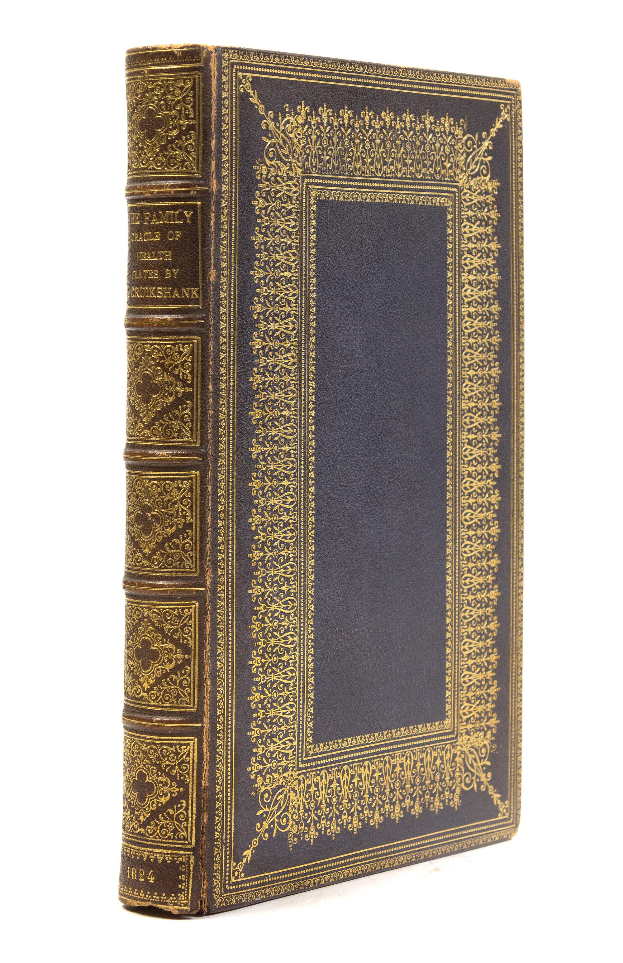 (CRUIKSHANK, GEORGE) CRELL, A.F. AND W.M. WALLACE. The Family Oracle [...]. By A.F. Crell & W.M. Wallace. With 2 others. (4v. total)