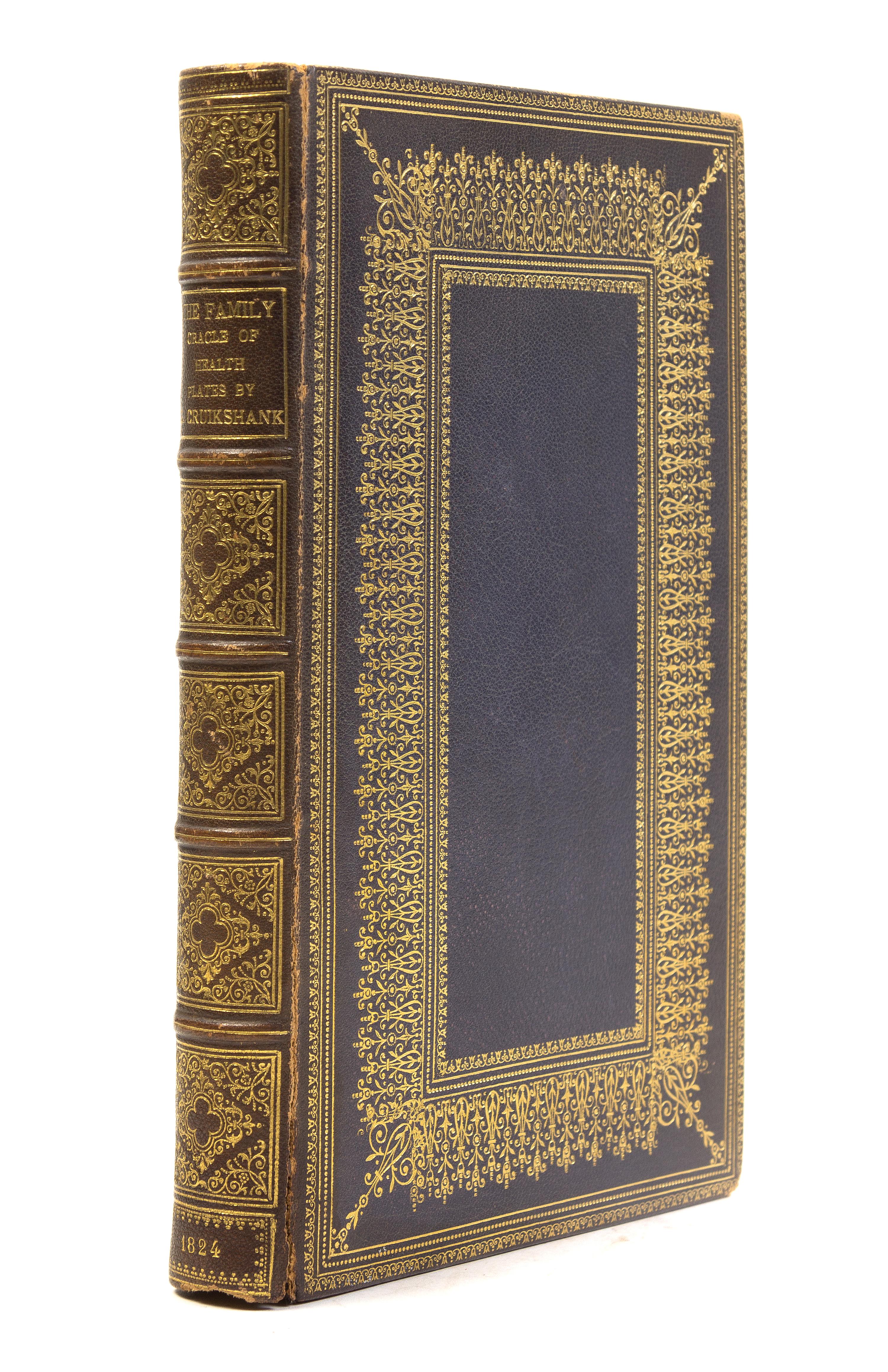 (CRUIKSHANK, GEORGE) CRELL, A.F. AND W.M. WALLACE. The Family Oracle [...]. By A.F. Crell & W.M. Wallace. With 2 others. (4v. total)