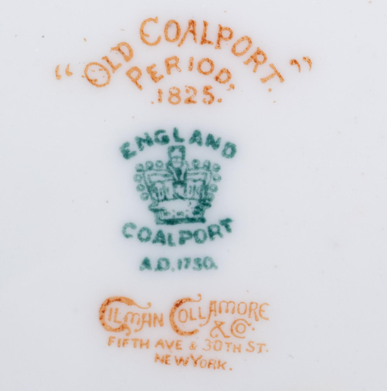A Set of Sixteen Coalport Porcelain Plates