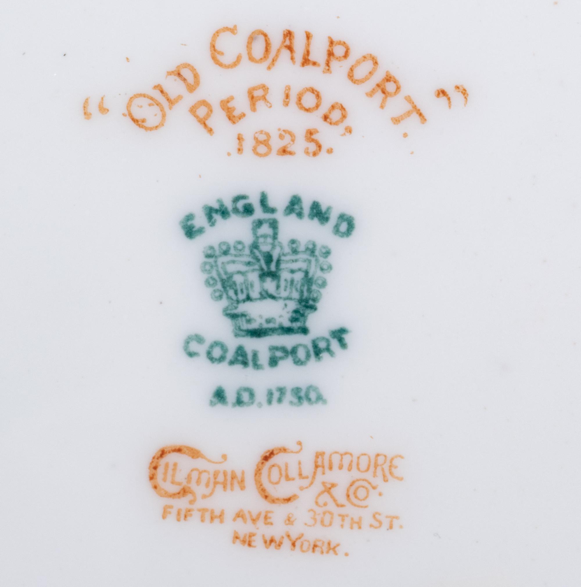 A Set of Sixteen Coalport Porcelain Plates