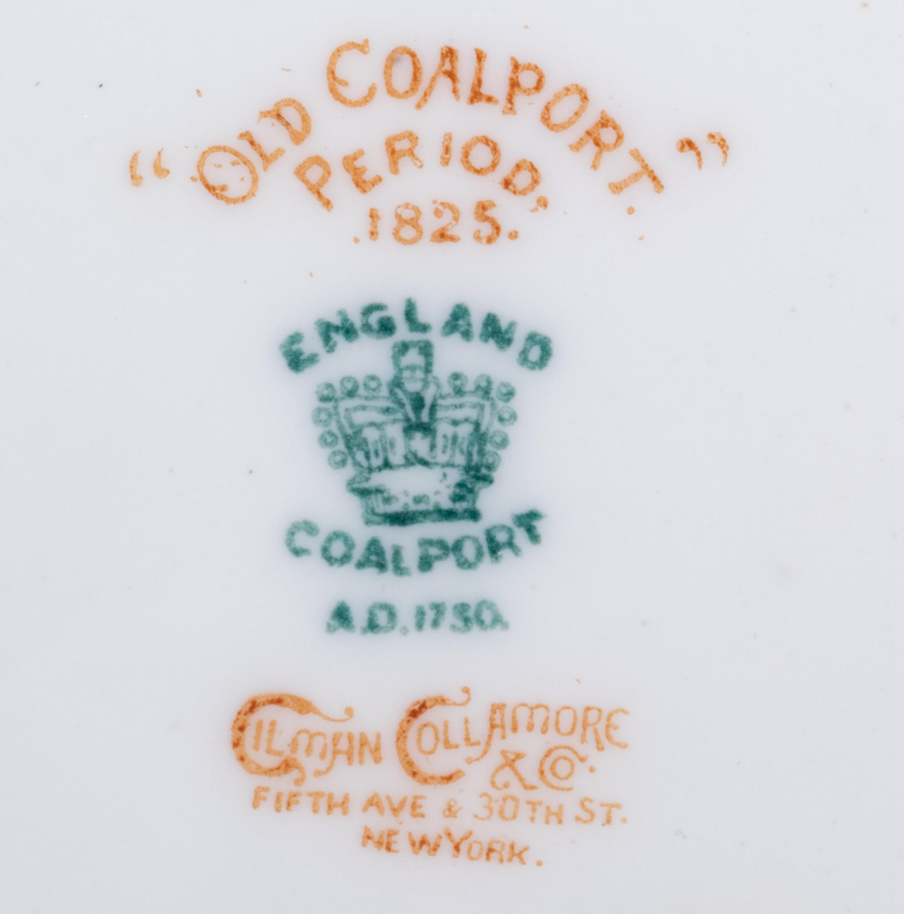 A Set of Sixteen Coalport Porcelain Plates