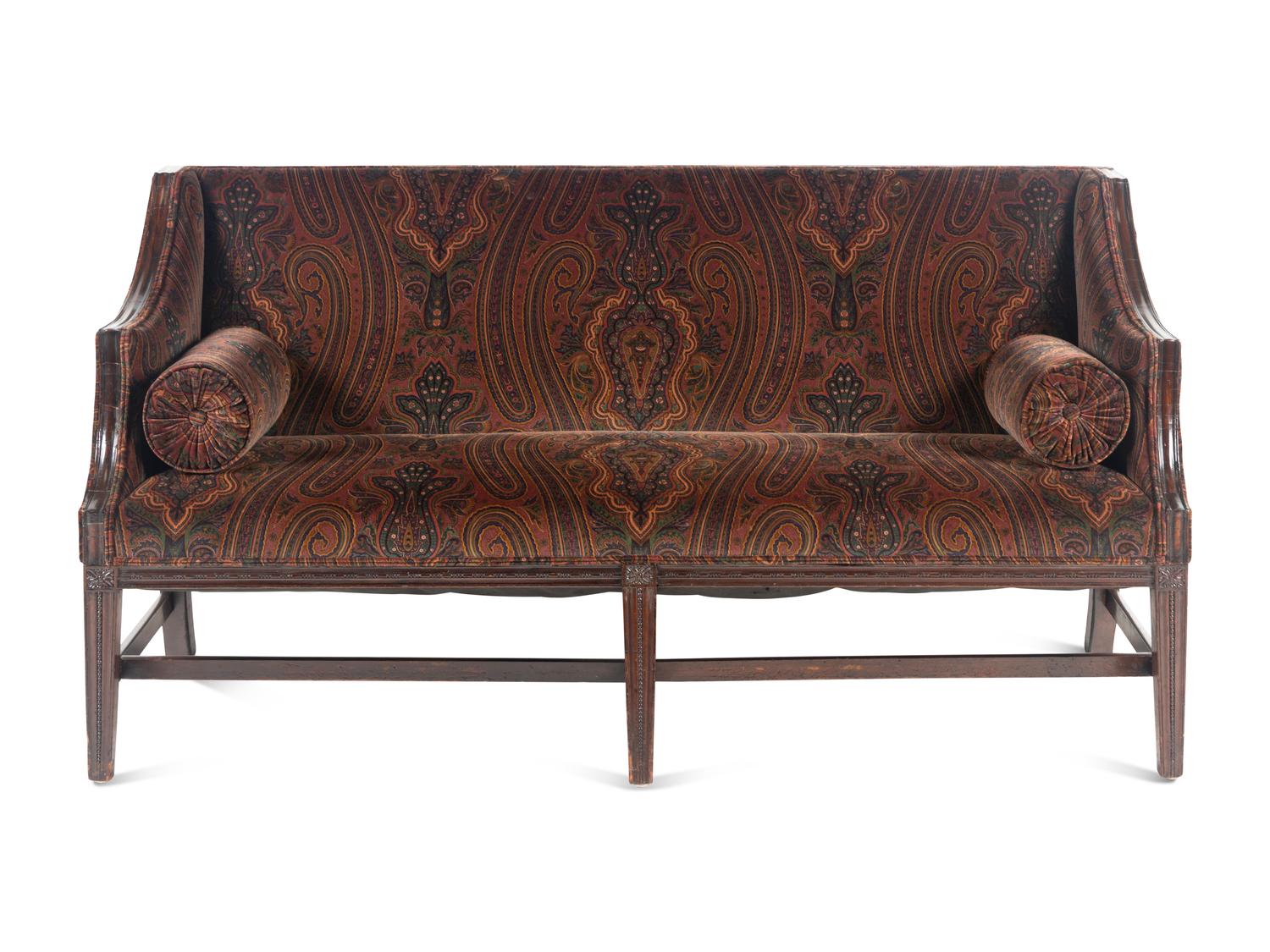 An English Mahogany Sofa