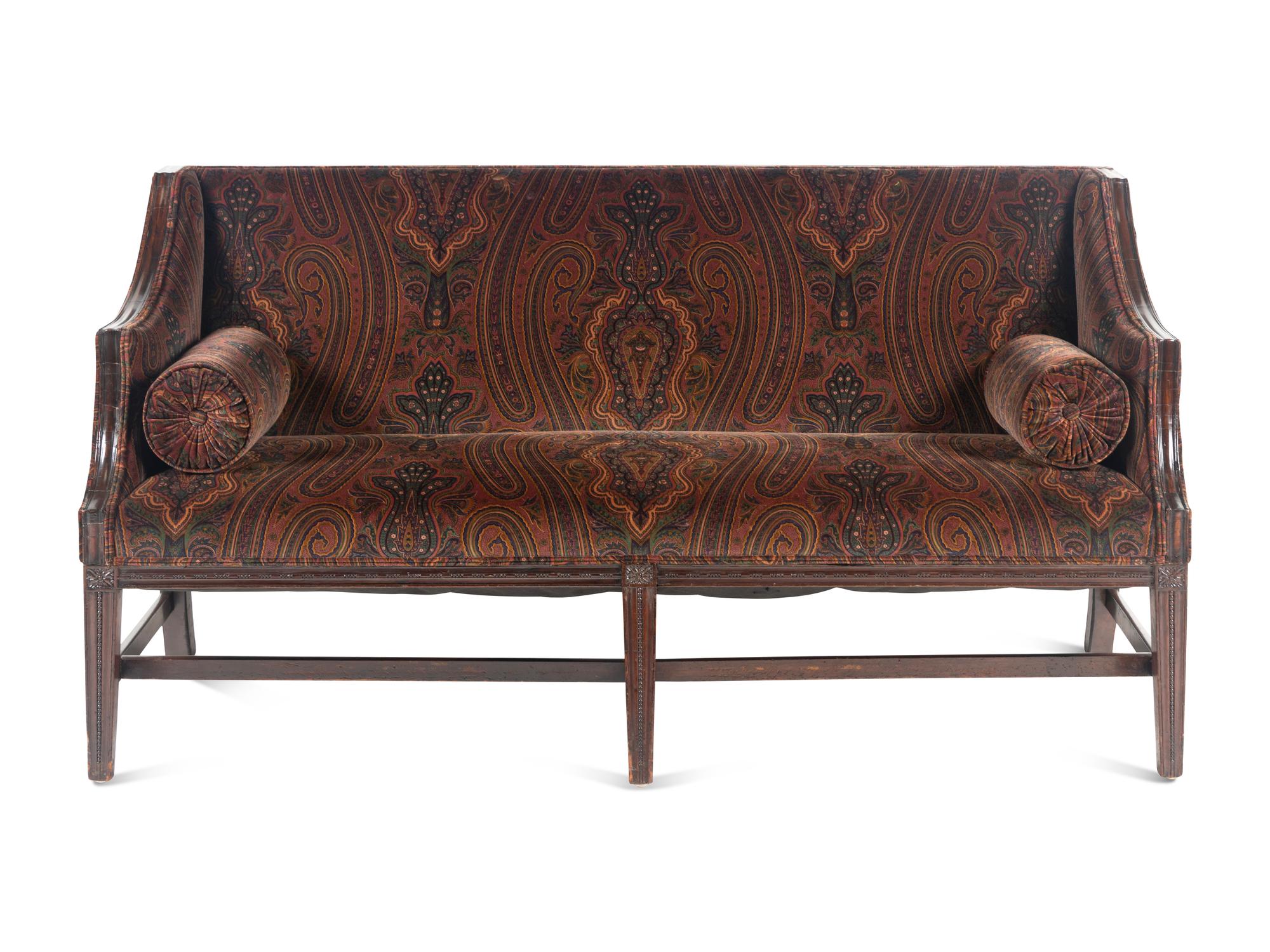 An English Mahogany Sofa