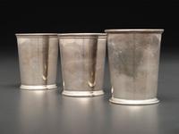 Three Silver Julep Cups