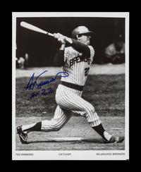 **** REMAINING ITEMS NOW OFFERED IN 376988/26 **** **** BASEBALL CARDS FROM THIS GROUP NOW BEING OFFERED IN #376988/5 *** A Group of 20 Hall of Fame Ted Simmons Signed Autograph Items