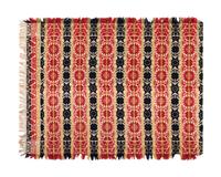 Three Jacquard Woven Cotton Coverlets