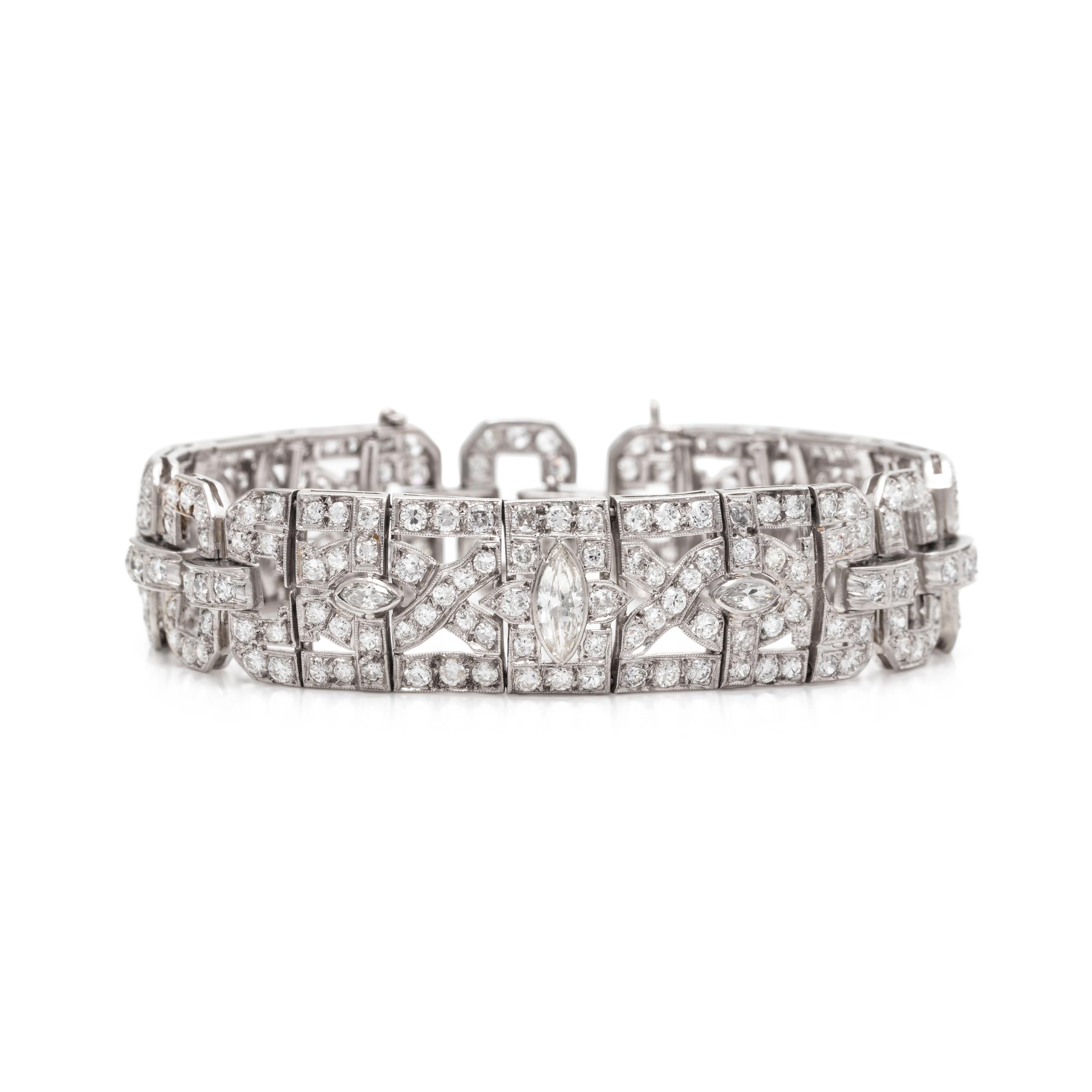 ART DECO, DIAMOND BRACELET