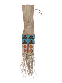 Sioux Beaded and Quilled Tobacco Bag