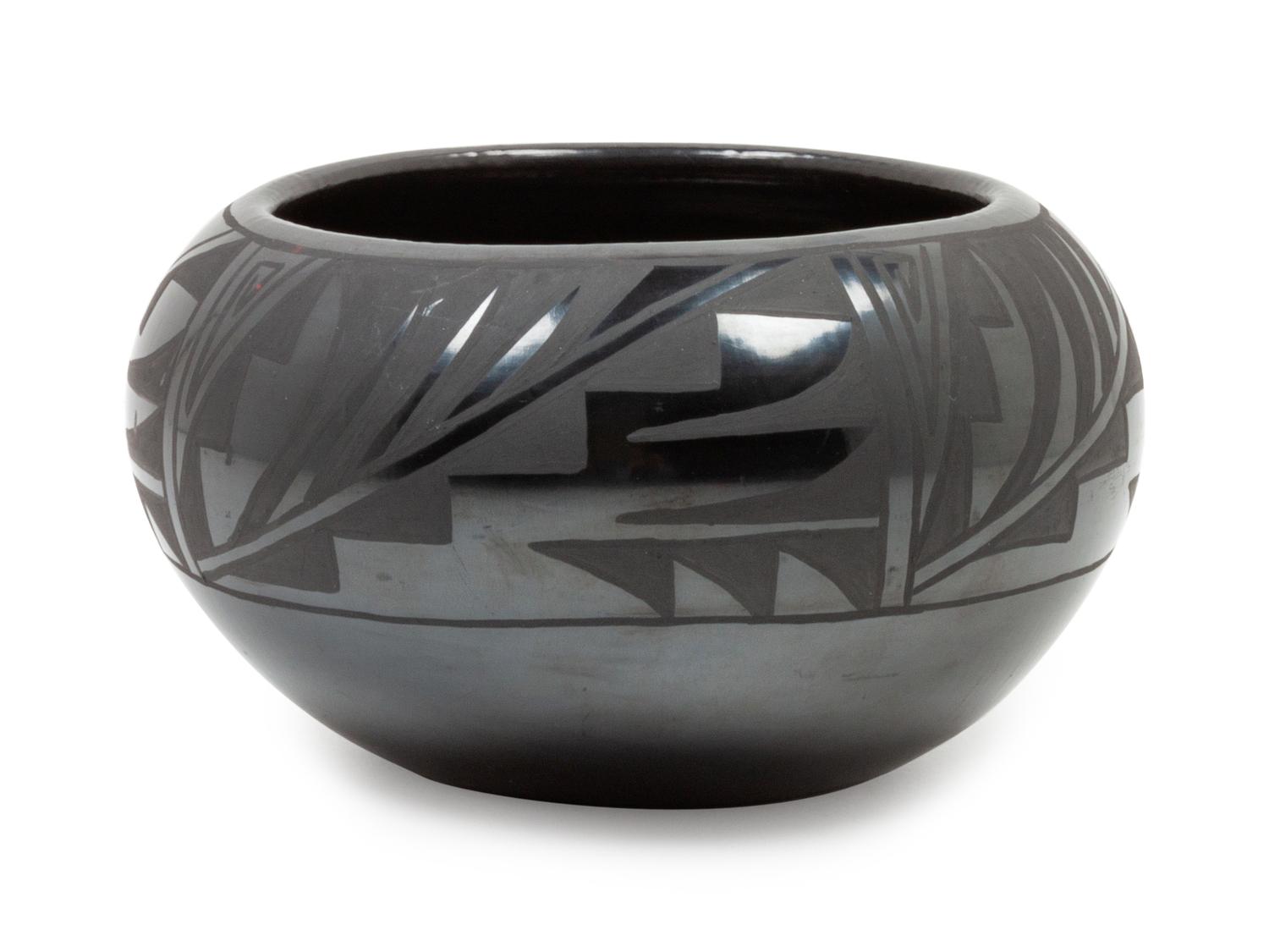 Santa Clara Blackware Jar