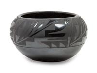 Santa Clara Blackware Jar