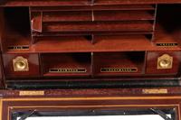 An English Brass-Mounted Mahogany Thornhill's Imperial Writing Cabinet