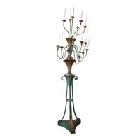 A Pair of Multi-Arm Torchieres 38" W x 25" D x 126" H — United States, 20th Century