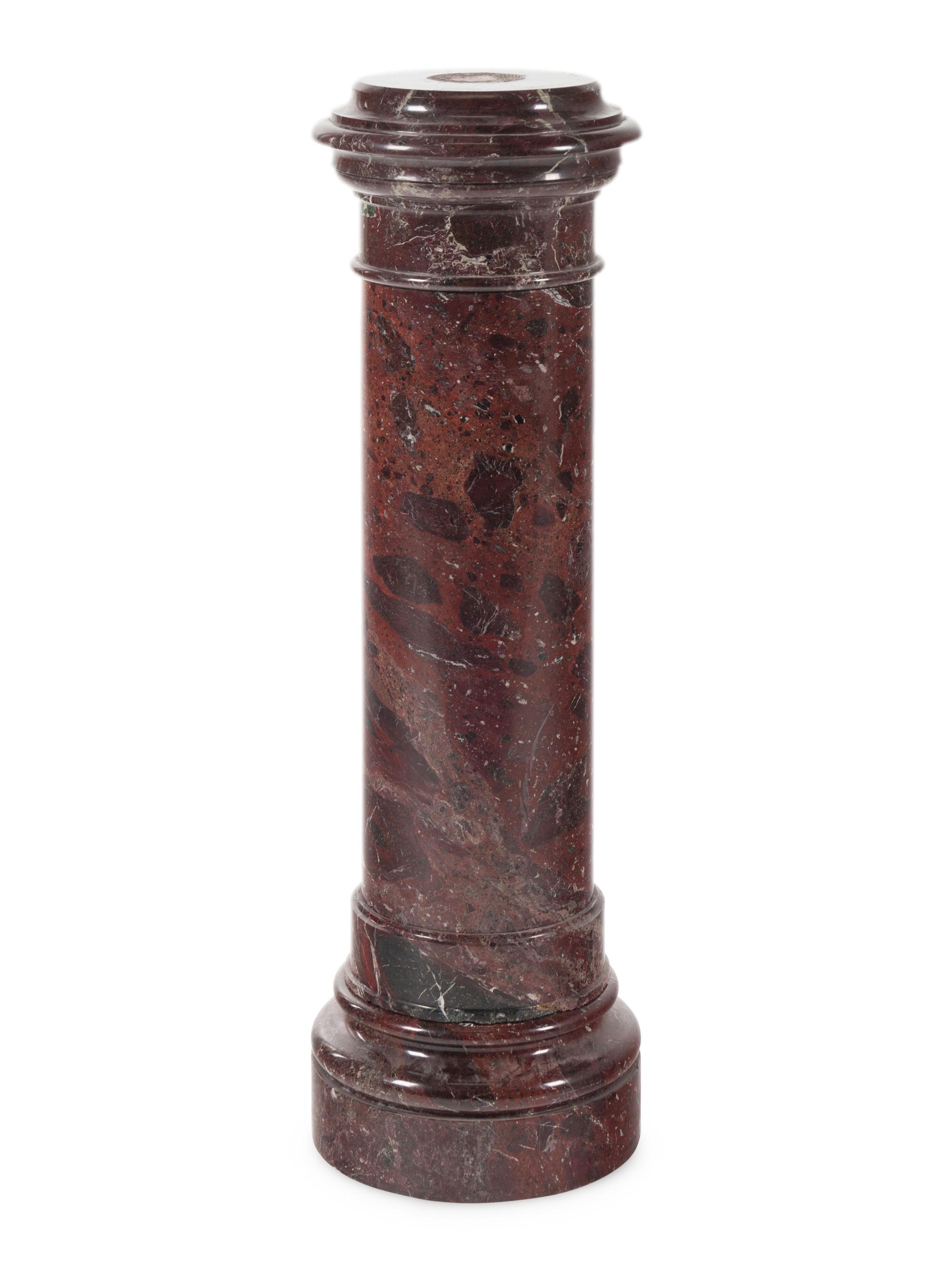 A Continental Marble Pedestal