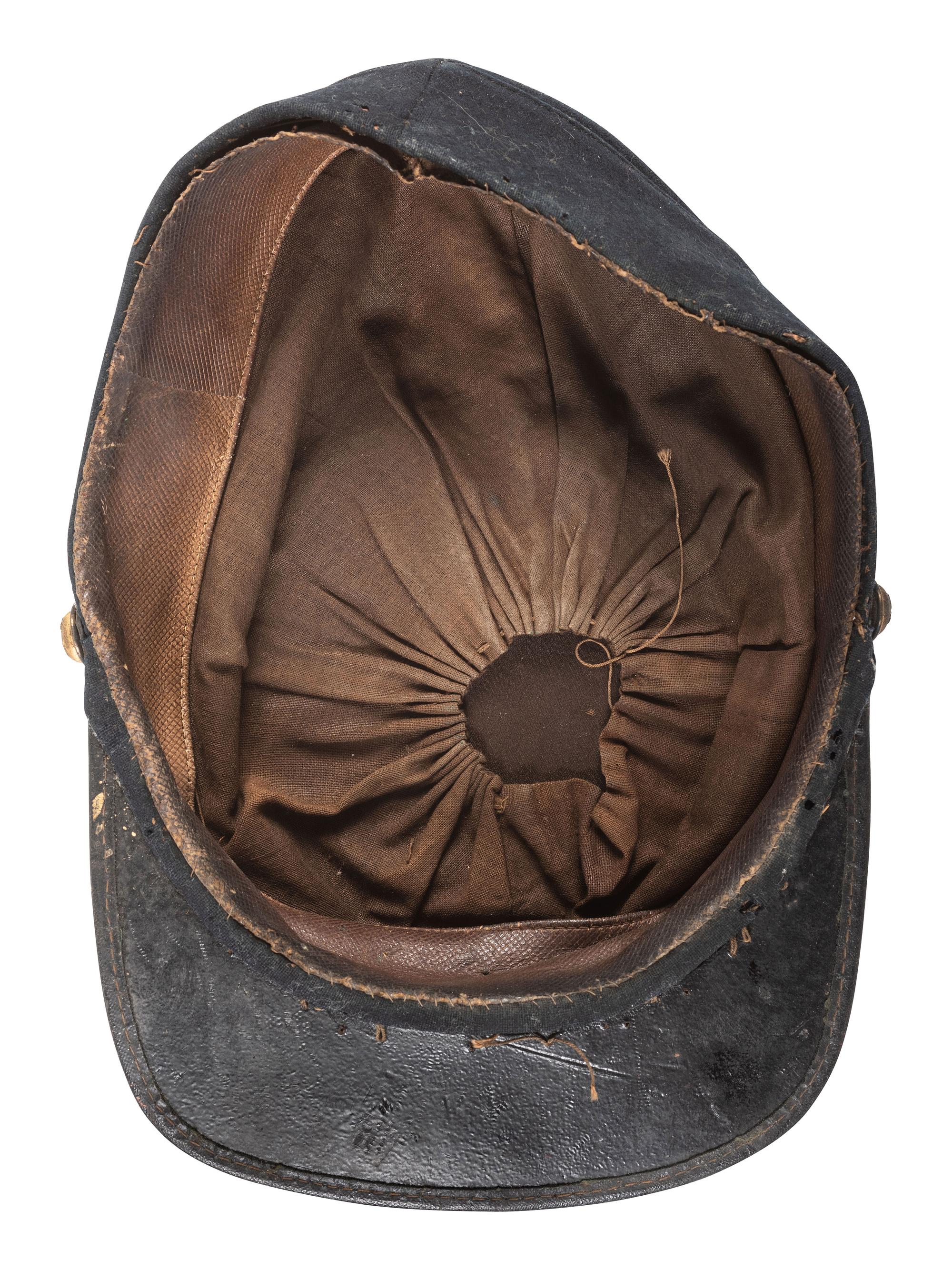 [CIVIL WAR]. Collection of militaria and related artifacts belonging to Sergeant Hamilton Ballentine Co. K, 6th Pennsylvania Cavalry, highlighted by 1860 Army pistol, holster, flask, and cap pouch.