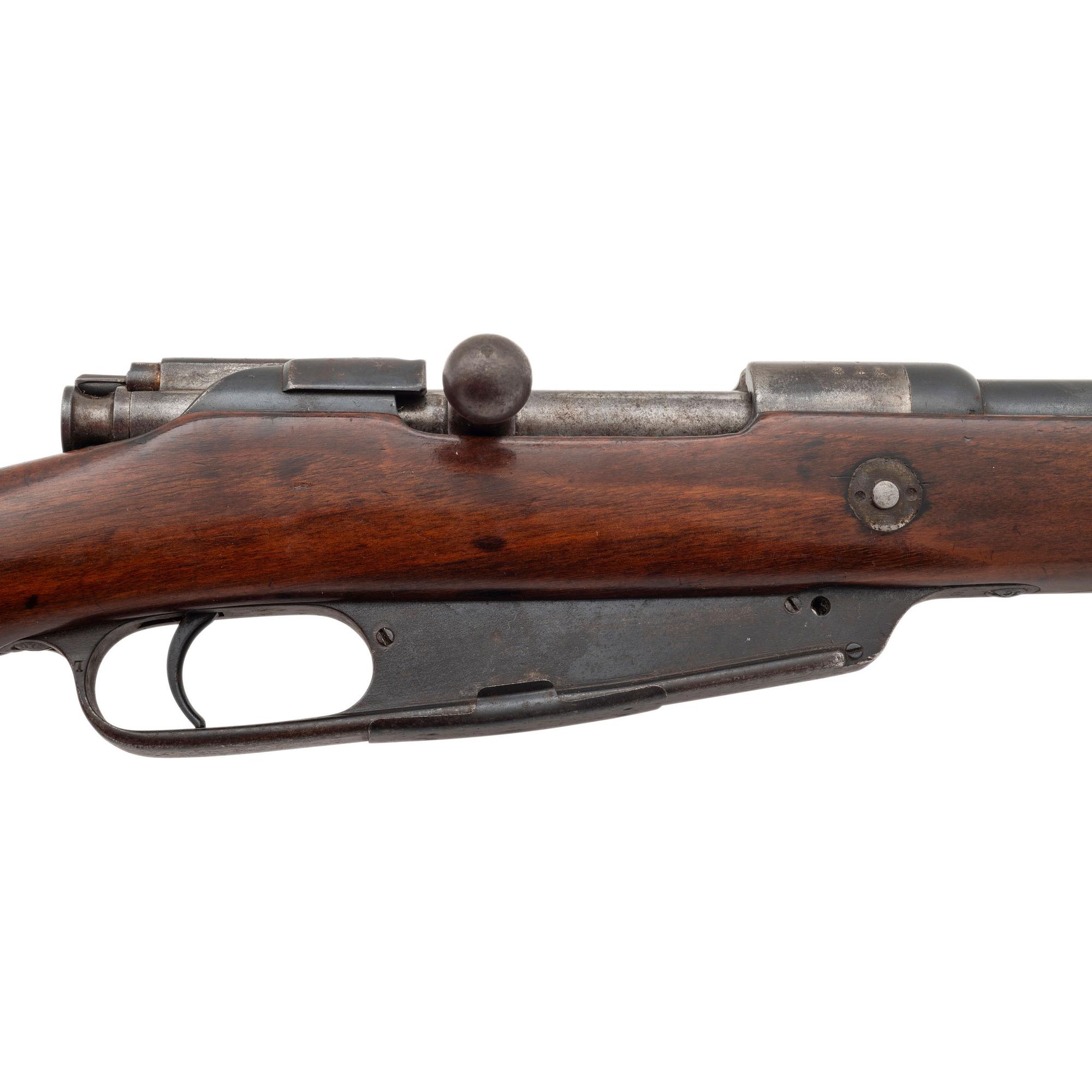 Antique German Gewehr 1888 S Commission Rifle by Erfurt