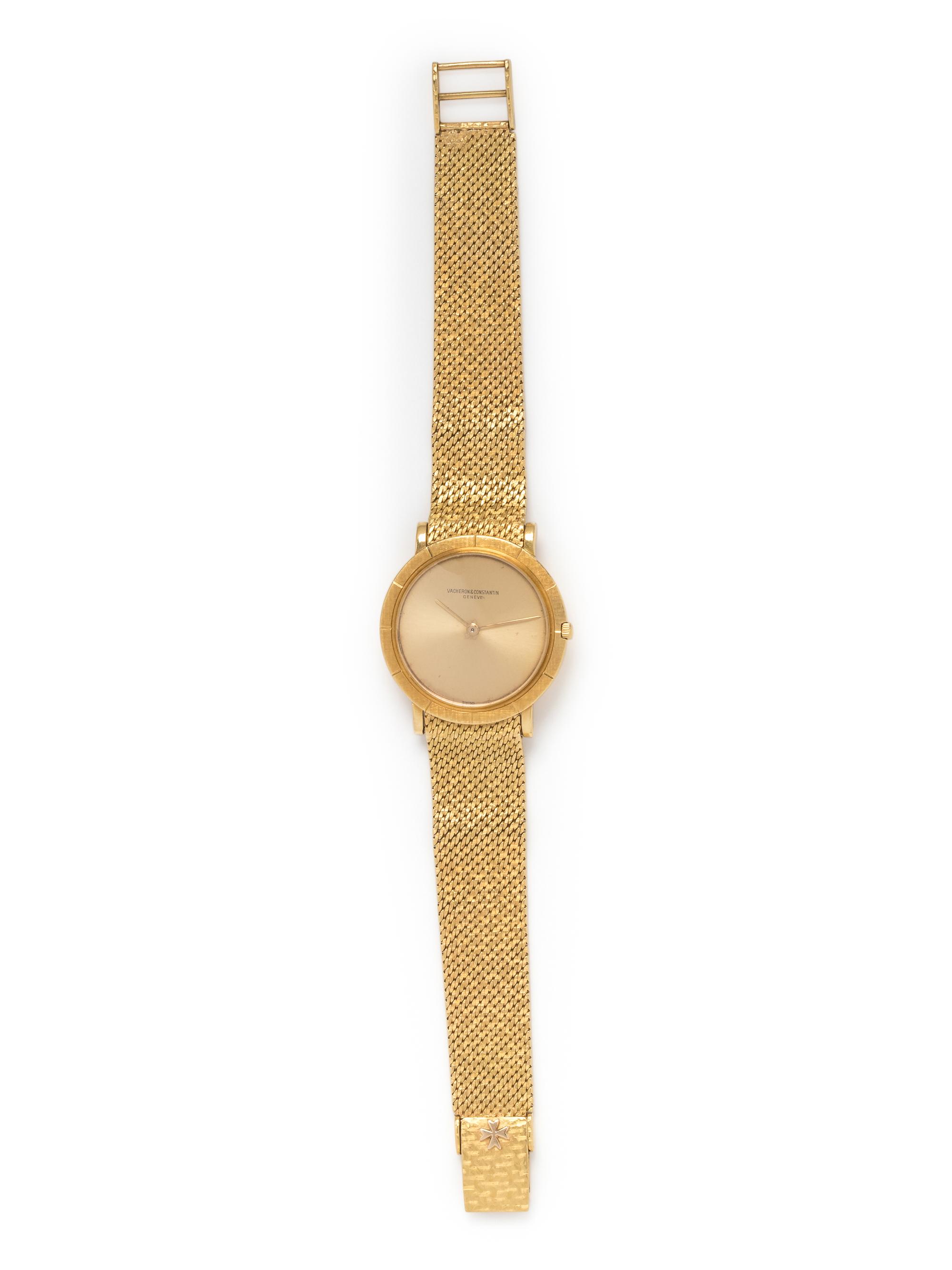 VACHERON & CONSTANTIN, REF. 6498 18K YELLOW GOLD 'ULTRA THIN' WRISTWATCH