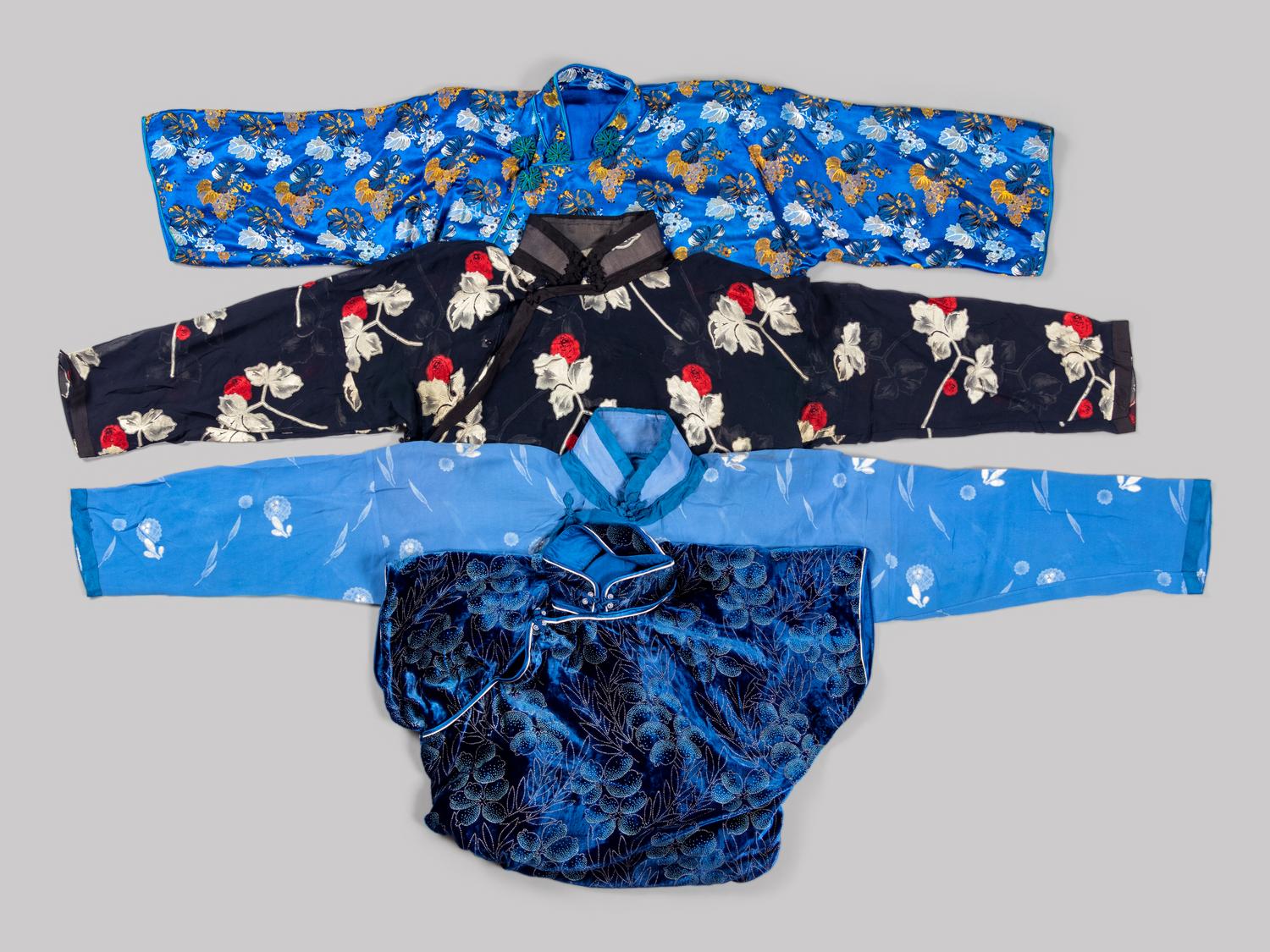 Four Chinese Silk Ladies' Articles