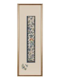 17 Chinese Embroidered Silk Panels
