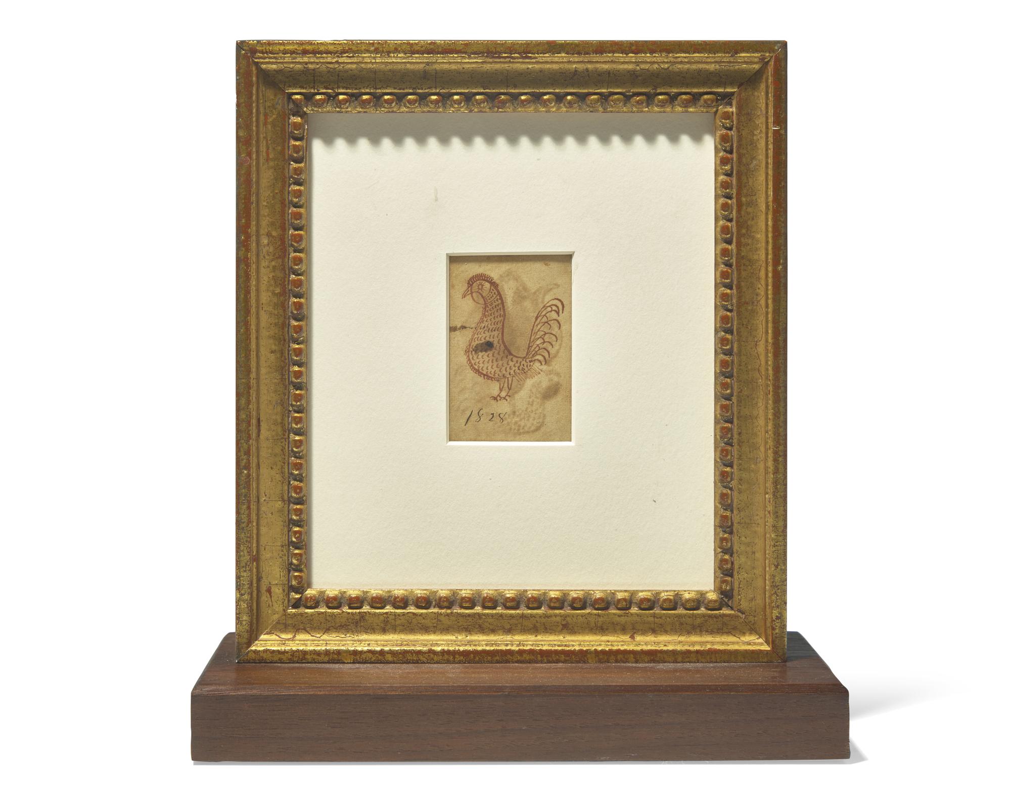A Fraktur Double-Sided Reward of Merit, Dated "1828"
