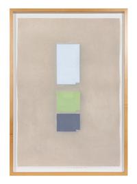Chrome Orange, Chrome Violet , and Zinc White (A Group of Three Works)