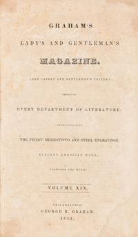 POE, Edgar Allan 1809-1849). 5 contributions in: Graham's Lady's and Gentleman's Magazine. Volume XIX. Philadelphia, 1841.