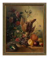 Still Life with Flowers and Birds