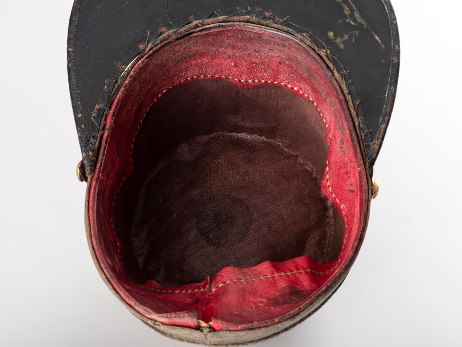 [MILITIA]. 1851 Pattern Massachusetts Militia shako.