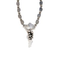 HARALD NIELSEN FOR GEORG JENSEN, STERLING SILVER 'MOONLIGHT GRAPE' NECKLACE
