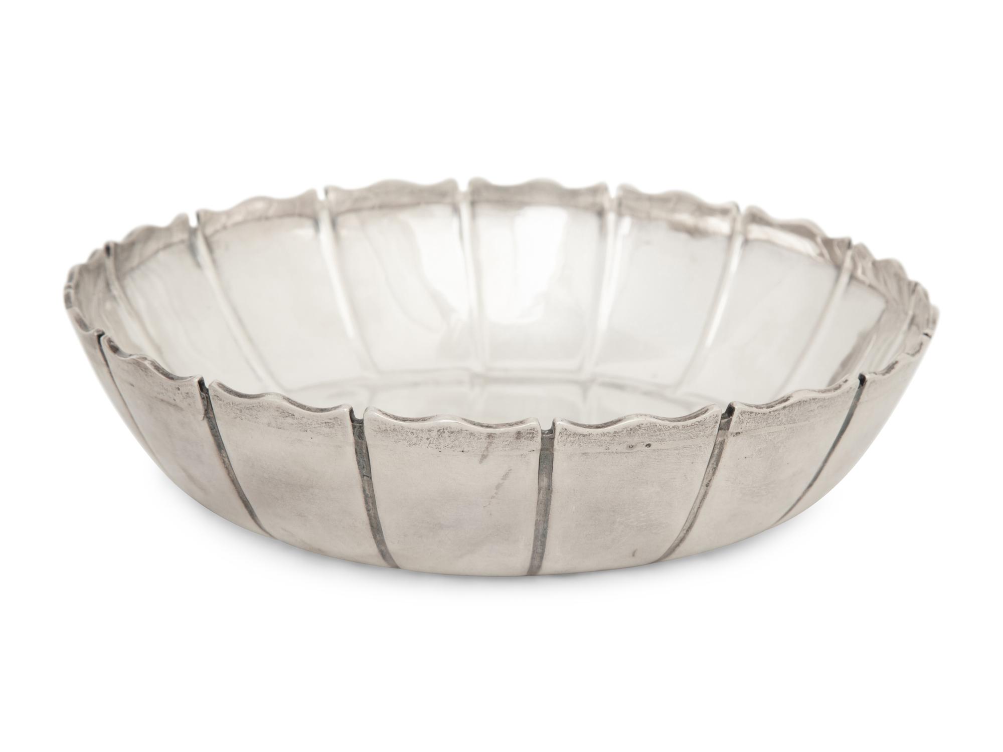 Two English Silver Open Bowls — Sebastian and James Crespell, London, 1768-69