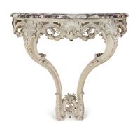 A Louis XV Style Painted Console Table