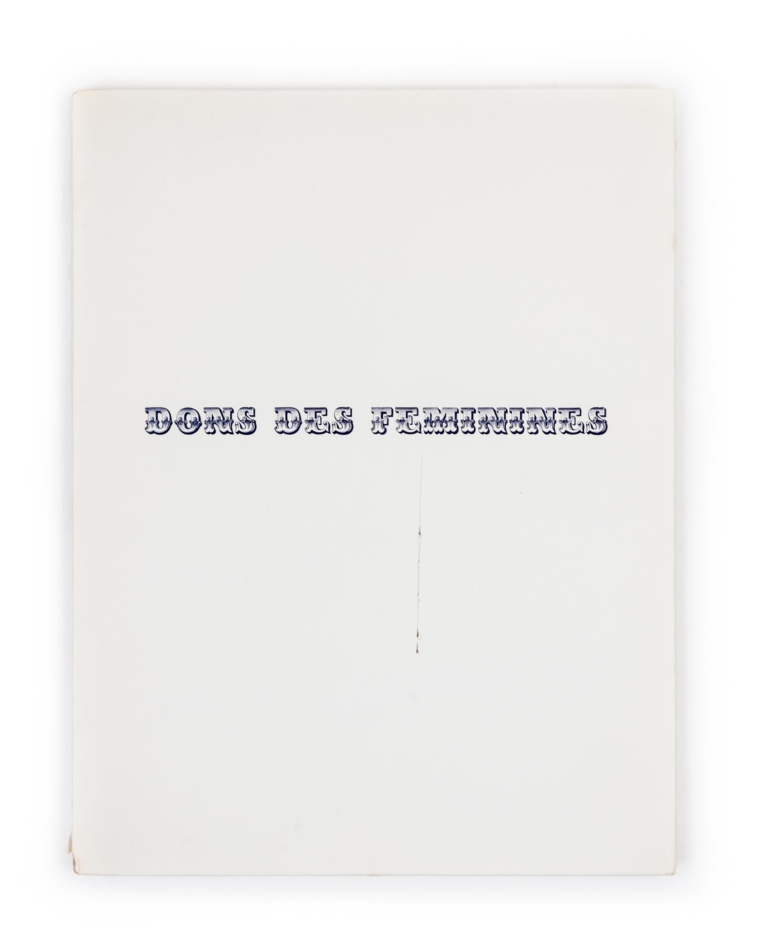 (PICASSO, PABLO) PENROSE, VALENTINE. Dons Des Feminines. Paris, 1951. Limited edition