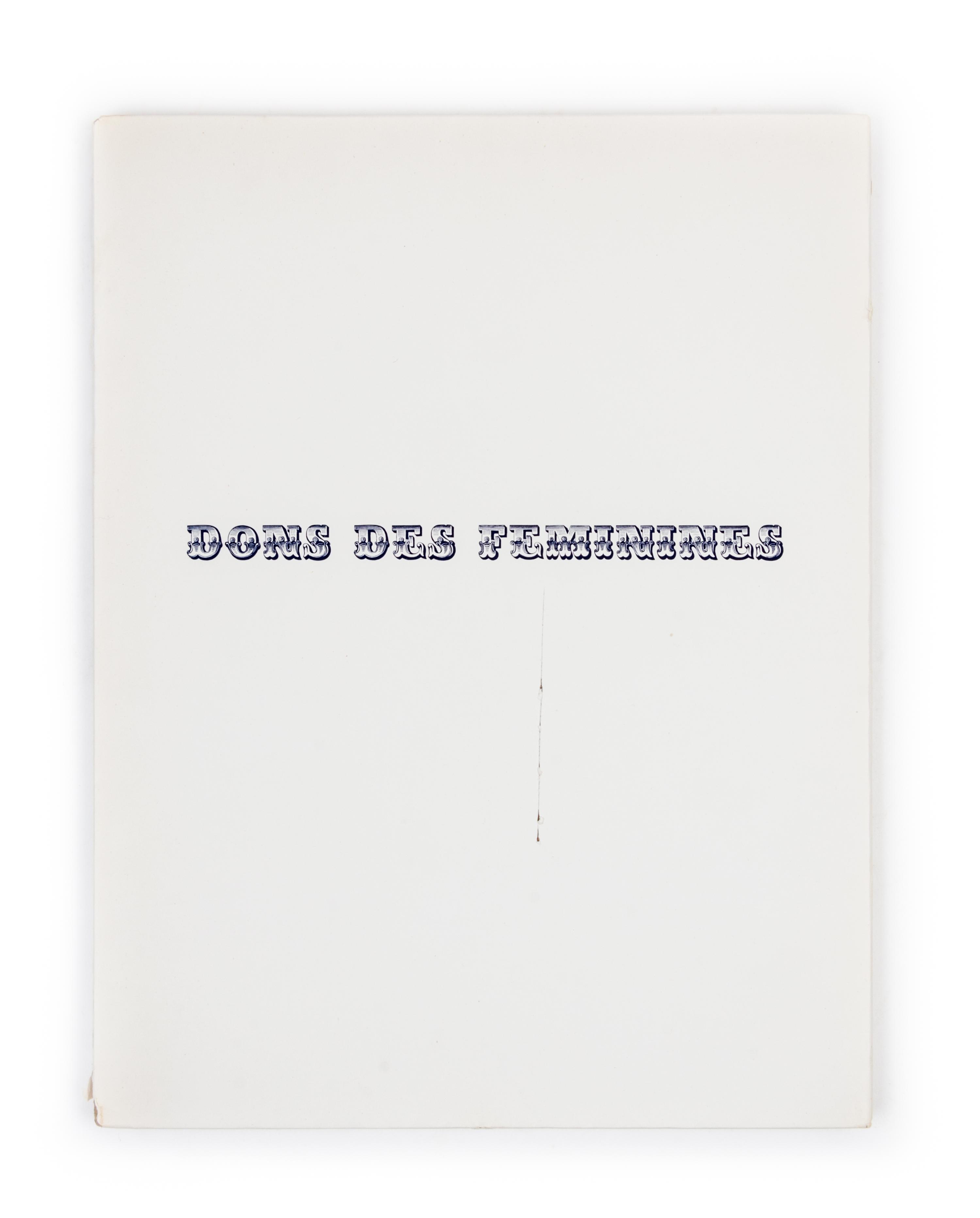 (PICASSO, PABLO) PENROSE, VALENTINE. Dons Des Feminines. Paris, 1951. Limited edition