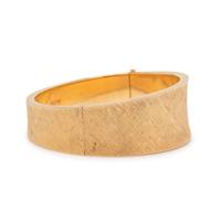 YELLOW GOLD BANGLE BRACELET