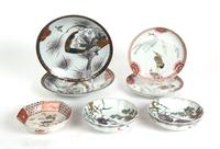 Seven Miscellaneous Japanese Porcelain Bowls Diameter of largest 9 1/4 inches. — 20TH CENTURY