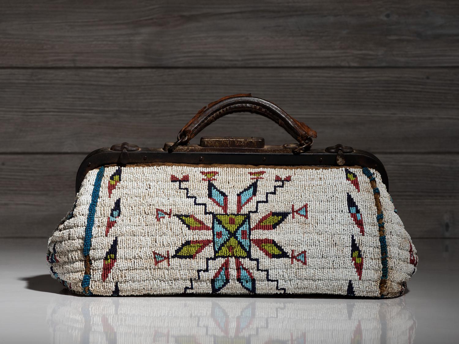 Sioux Beaded Hide "Doctor's" Bag