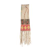 Sioux Beaded Hide Tobacco Bag