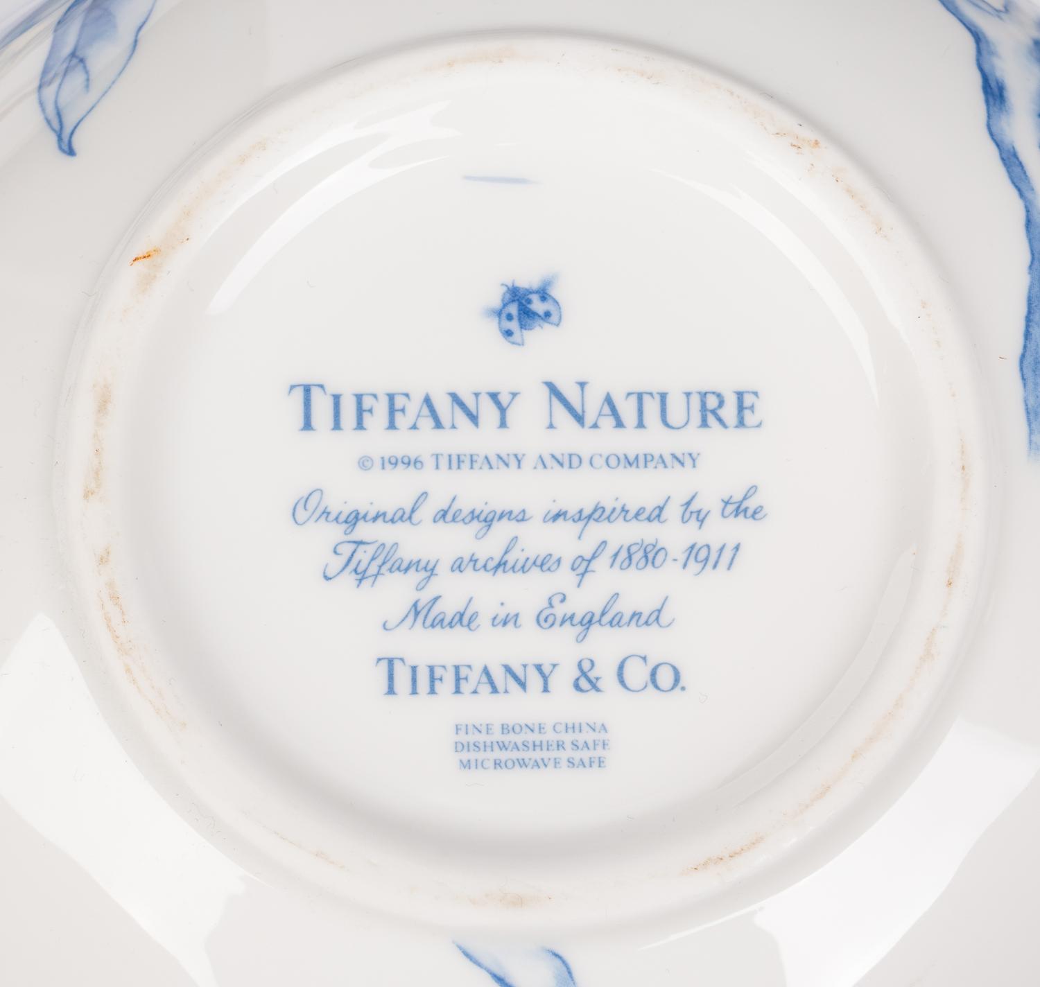 A Group of Nine Blue and White Porcelain and Ceramic Serving Articles