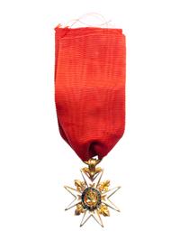 A French Gold and Enamel Order of St. Louis Pendant